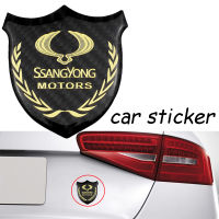 SSANG YONG Logo Decals And Stickers Protector Fender Badge For Korando Rodius Chairman Musso And More Other Cars