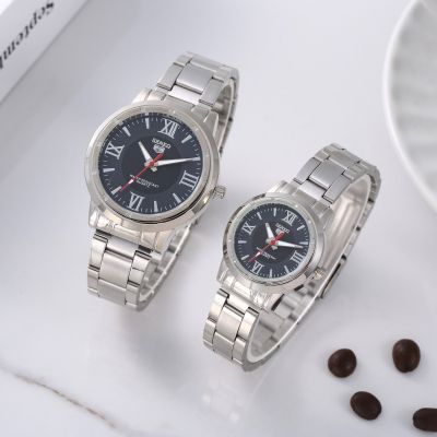 SENKQใหม่แฟชั่นสำหรับผู้หญิงนาฬิกานาฬิกาควอตซ์กันน้ำสแตนเลสเหล็กสง่างามนาฬิกาข้อมือนาฬิกาสตรี LH-7