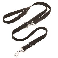 Multifunctional Dog Leash Double Head two dog Lead Adjustable Dogs Training running Leashes Long Short pet Leads Tied dog rope