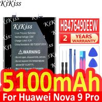 Hb476490eew พลังสูง Kikiss 5100Mah สำหรับ Nova 9 Pro Nova9 Pro สำหรับ50 Pro สำหรับ Honor50 Pro