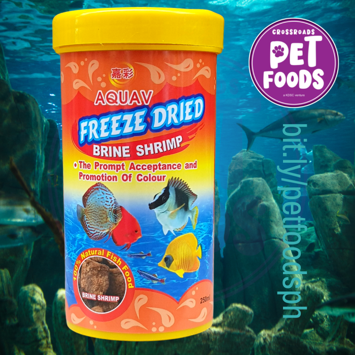 AQUAV FREEZE DRIED BRINE SHRIMP • 250mL Lazada PH