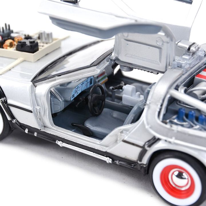 welly-1-24-dmc-12-delorean-time-machine-back-to-the-future-car-static-die-cast-vehicles-collectible-model-car-toys-toys