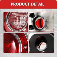 ไฟท้าย LED สำหรับรถยนต์4ชิ้น/เซ็ตเปลือกไฟเบรกไฟท้าย C3เรือลาดตระเวน1975 1976 1977 1978 1979 (ไม่มีหลอดไฟ)