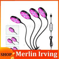 Merlin Irving Shop DC5V USB LED plant Grow Light Flower Red Blue Light Phytolamps Timer 15W 60W Desktop Clip Phyto Lamps Flowers Grow Box