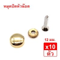 ถูกที่สุด!!! หมุดปิดหัวน๊อต สีทอง ขนาดเส้นผ่านศูนย์กลาง 12มม. จำนวน 10 ชุด ##ของใช้ในบ้าน เครื่องใช้ในบ้าน เครื่องใช้ไฟฟ้า เครื่องมือช่าง ตกแต่งบ้าน . บ้าน ห้อง ห้องครัว ห้องน้ำ ห้องรับแขก