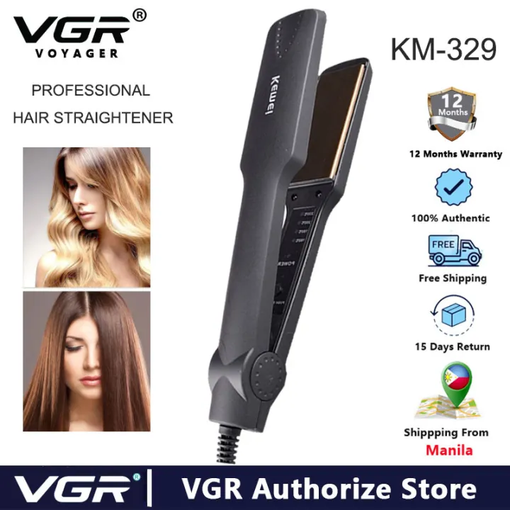 Vgr Kemei Km 329 New Flat Straightening Iron Styling Tool 2022 Ladys