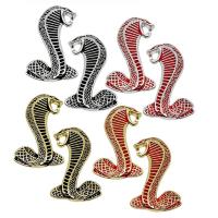 Upgrade Modified Snake Shelby Metal Car Sticker for Ford Fiesta Mustang F150 Auto Front Grille Emblem Badge