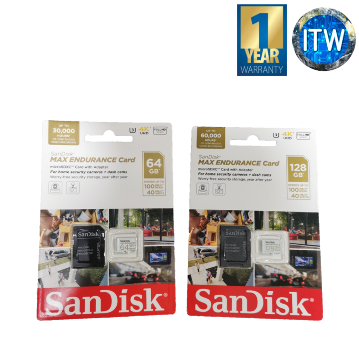 SanDisk MAX ENDURANCE microSD™ Card from SanDisk Lazada PH