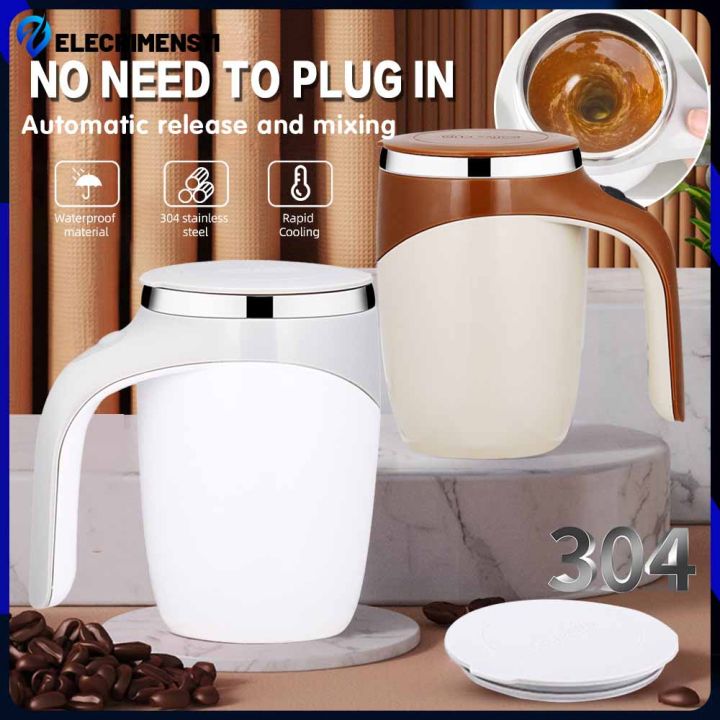 Auto Mixing Cup, Self Stirring Coffee Mug, Fun Self Mixing Rotating  Automatic Electric Stainless Steel Mug for Coffee Tea 