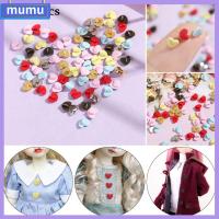 MUMU 20/40pcs 5mm หัตถกรรม ตุ๊กตาจิ๋ว เสื้อผ้าตุ๊กตา DIY ปุ่มมินิ หัวเข็มขัดโลหะ หัวเข็มขัดเย็บเสื้อผ้า