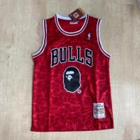 นิวเจอร์ซีย์คุณภาพสูง NBA Jersey - BAPE Bulls 93