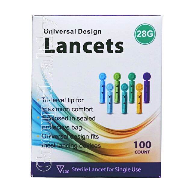 Universal Design Lancets (28G) เข็มเจาะเลือด สำหรับปากกา ใช้ได้กับปากกา