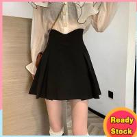 COD ♈๑ The Outline Shop27dgsd6gfd ready stock hip-wrapped skirt short Mini Skirt solid color All-Match skirt High Waist A line skirt 迷你裙半身裙短裙