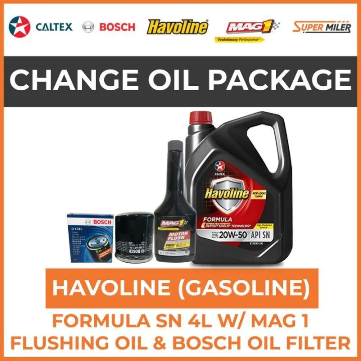 Havoline® Formula SN SAE 20W50 4 Liters Gasoline Car Change Oil