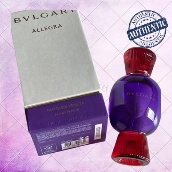BVLGARI ALLEGRA FANTASIA VENETA 100ML EAU DE PARFUM PERFUME (EDP) | Brand  new 100% original / authentic | Perfume for Female | FRAGRANCE HEAVEN |  Lazada Singapore
