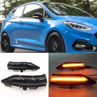 สำหรับสาย Ford ST MK8 2018 Fiesta MK8 2019 2020 PUMA 2020กระจกมองหลังไฟแสดงสถานะปีกข้างไฟไฟ LED กระพริบ