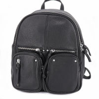 Vintage Luxury Genuine Leather Backpacks For Women 2022 Solid Cowhide School Bags Large Capacity Multi-pocket Travel Female Bag