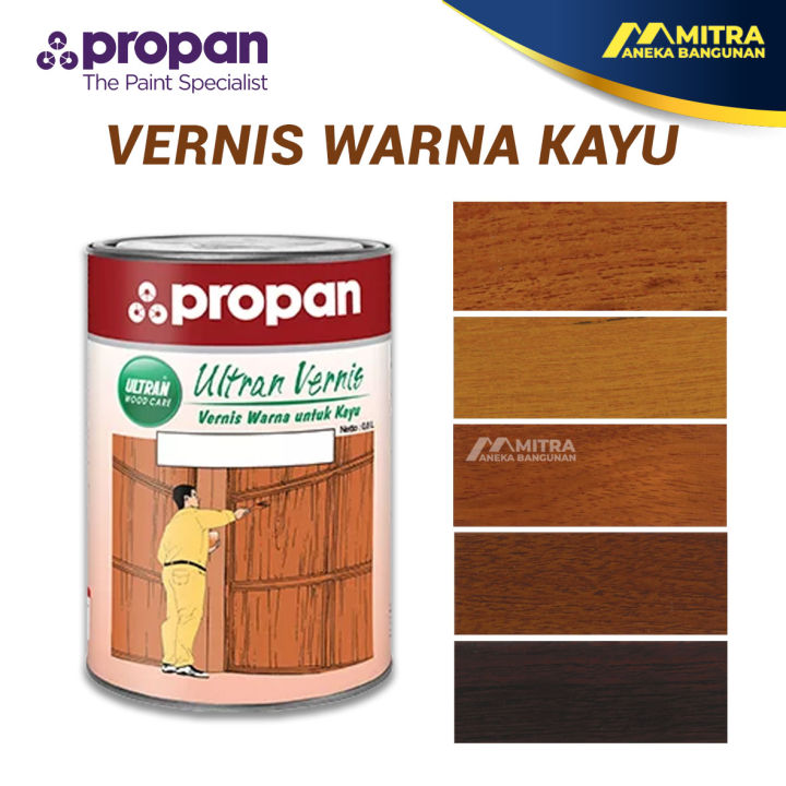 Propan Ultran Vernis 08 Liter Pernis Kayu Propan Politur Kayu Plitur Cat Pelitur 4827