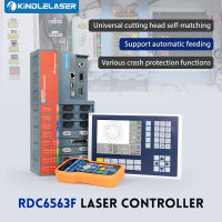 KINDLELASER เครื่องควบคุมเลเซอร์ไฟเบอร์ออริจินอลสำหรับ RDC6563F สอบเทียบอัตโนมัติการควบคุมสามแกนสำหรับเครื่องตัด1064nm ไฟเบอร์รับประกัน Ymzn20