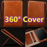 【YF】 Real Leather Magnetic Case For iPad Pro 12.9 2nd A1670 A1671 A1821 360 Shockproof Cover inch 2017 Funda Shell