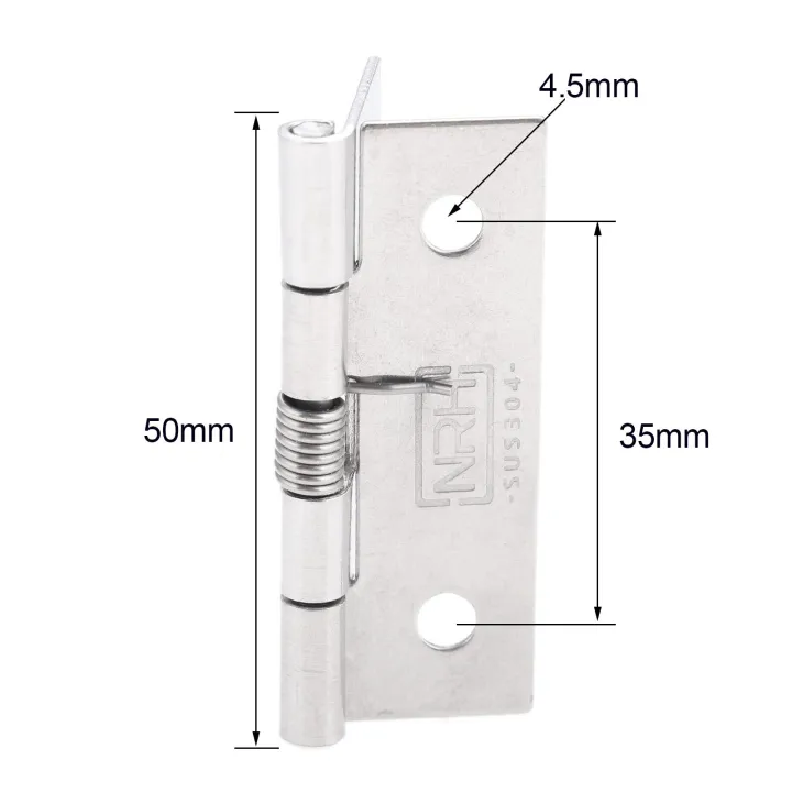 2pcs-spring-hinges-self-closing-thickened-stainless-steel-4-holes-automatic-cabinet-door-jewelry-wooden-box-25-38-50mm-hardware