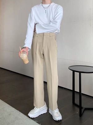 [พร้อมส่ง] Slacks pants D010 กางเกงสแล็คชาย แต่งเข็มขัด สม็อคหลัง กางเกงผู้ชายขายาว กางเกงขายาว ชาย กางเกงทำงานผู้ชาย กางเกงสไตล์เกาหลี