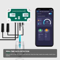 【LZ】㍿♟❉  Controlador em linha do ph do detector da qualidade da água do ph do controlador 3-em-1 do ph de wifi tds/temp com o eletrodo repleaceable da tomada do relé