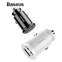 PRO+++ โปรโมชั่น BASEUS Grain Car Charger 3.1A CCALL-ML01อะแดปเตอร์ชาร์จไฟความเร็วสูงสำหรับรถยนต์ มีบริการจัดส่ง อะ แด ป เตอร์ อะแดปเตอร์ รถยนต์