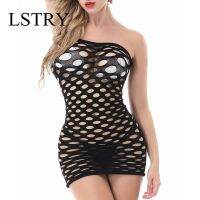 2022 New Fishnet Underwear Elasticity Cotton Sexy Lingerie Lstry Hot Women Sex Costumes For Mesh Elastic Dress Erotic Lingerie