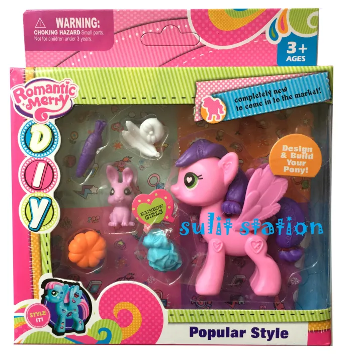 MLP MY LITTLE PONY UNICORN HORSE CHARACTER COLLECTIBLE TOY FIGURES with ...