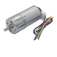 มอเตอร์ที่มีตัวเข้ารหัสเกียร์ดีซี Motor Listrik แรงบิดสูง6V 12V 24V