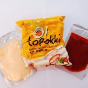 mua 1 được 3combo tobokki nhân phô mai kèm 100g sốt kèm 100g bột Phô mai