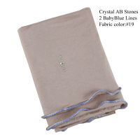 new 2 babyblue lines D29 Crystal AB Stones Fashion Hijab Scarf islamitische hoofddoek Muslim femme musulman stretchy Jersey