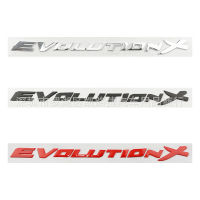 สำหรับ Mitsubishi Lancer EVOLUTION X Logo Huruf สัญลักษณ์ลำต้นหลังรถสติกเกอร์ป้ายดัดแปลงอุปกรณ์ประดับตกแต่ง3D