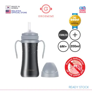 Grosmimi Stainless Functional Straw Cup 300ml