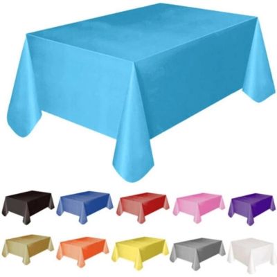 1Pcs Rectangular Plastic Tablecloth Eco-Friendly Disposable Wedding Tablecloth Dining Tableware Tablecloth Party Picnic Outdoor