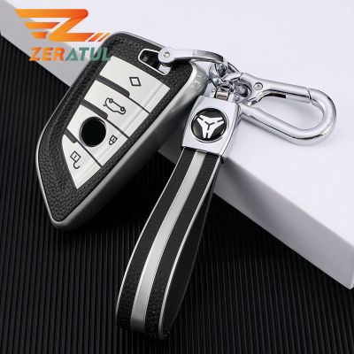 Zeratul อัตโนมัติสำหรับ BMW 1 2 5 7 Series F16 E53 E70 E39 X5 F15 G30 X1 X3 TPU หนังรถ Key ผู้ถือกรณี Protector