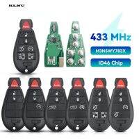 IYZ-C01C M3N5WY783X KLNU 3 + 1 4ปุ่ม Fob 433เมกะเฮิรตซ์สำหรับ Dodge Jeep Chrysler ที่ชาร์จ300กุญแจ Mobil Remote Control อัจฉริยะ