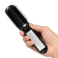 【CW】 Folding Hair Comb With Mirror Airbag Massage Rectangle Mens Womens Moustache brush