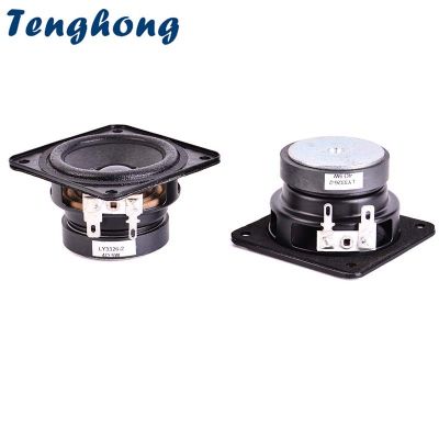 Tenghong 2pcs 2.25 Inch Audio Mid Treble Speakers 4 Ohm 5W HIFI Tweeter Speaker Horn Accessories For High Fidelity Home Theater