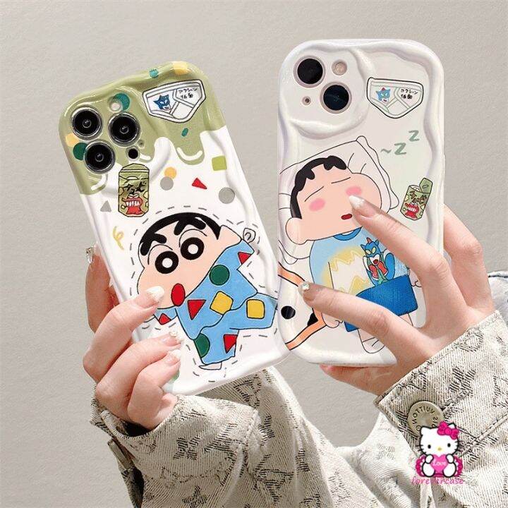 เคสโทรศัพท์มือถือ-แบบนิ่ม-ลายการ์ตูนชินจัง-3d-กันกระแทก-สําหรับ-iphone-11-13-14-12-pro-max-7-8-6s-6-plus-7plus-xr-xs-x-max-se-2023