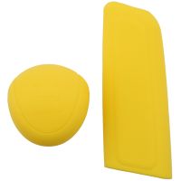 Universal Handbrake Grips Durable Car Interior Decoration Gear Shift Collars Silicone Gear Head Shift Knob Cover Yellow