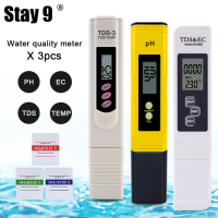 เครื่องวัดคุณภาพน้ำดิจิตอล TDS Meter PH Meter EC meter water PH tester for Aquarium Pool Water