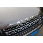 Tem chữ nổi 3D Discovery màu bạc dán trang trí ô tôkhông bong tróc-bền màu