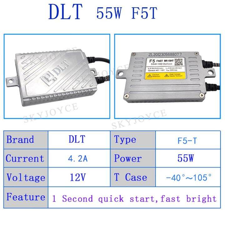 skyjoyce-ac-12v-55w-original-dlt-f5-fast-bright-hid-บัลลาสต์สำหรับ55w-h1-h11-h7-hb3-d2h-hid-kit-55w-dlt-f5t-เริ่มต้นอย่างรวดเร็ว-hid-ballast