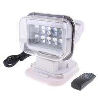 CCLight LED Marine รีโมทคอนโทรล Spotlight Truck Car Boat Search Light-สีขาว