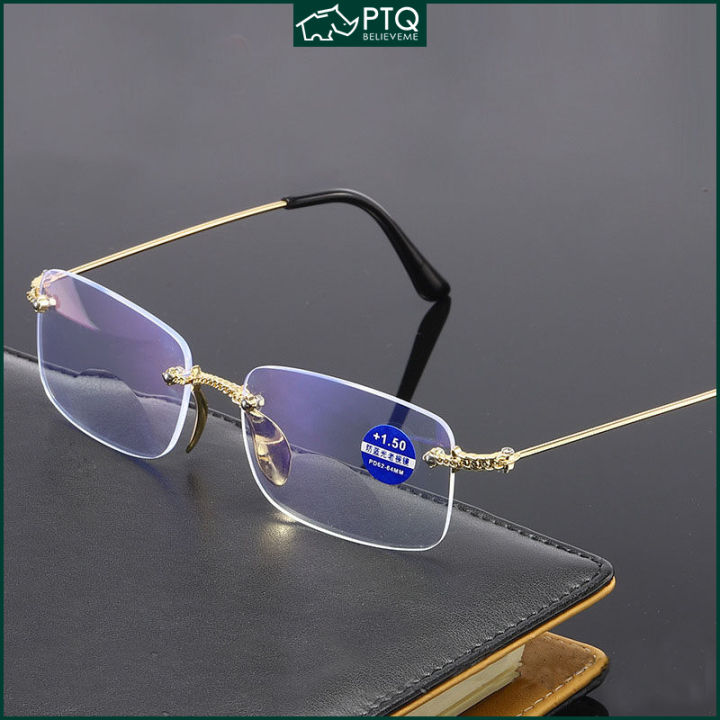 Anti-Blue Light Bifocal Reading Glasses Both Far and Near Progressive ...