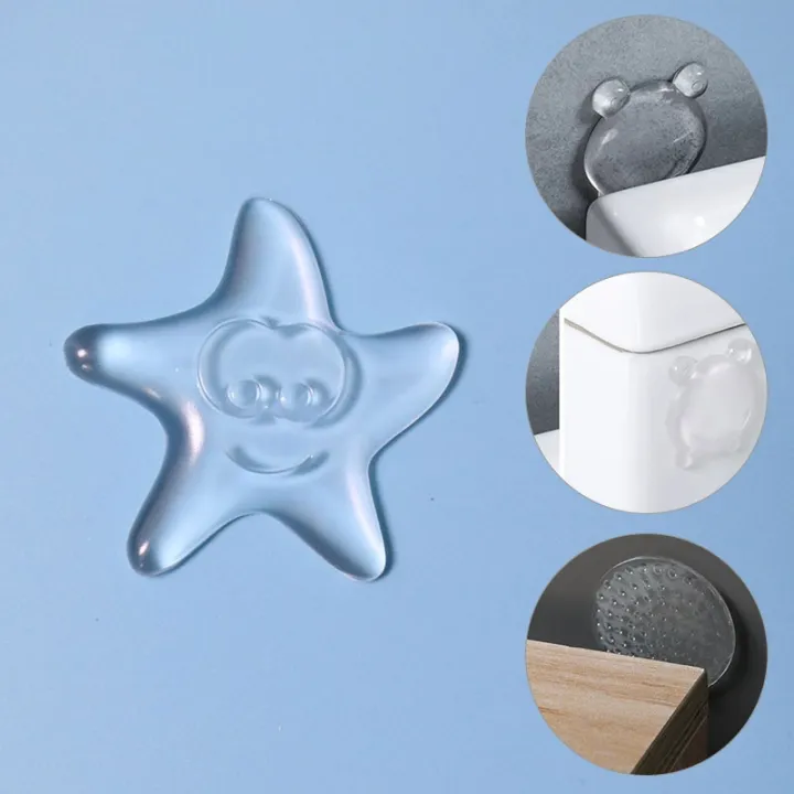 soft-rubber-pad-to-protect-the-wall-cartoon-self-adhesive-mute-door-handle-bumpers-buffer-stopper-fender-safety-shock-absorber