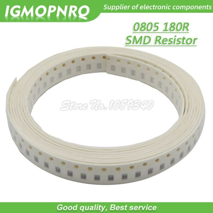 300pcs 0805 SMD Resistor 180 ohm Chip Resistor 1/8W 180R ohms 0805 180R