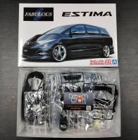 AOSHIMA 1/24 FABLOUS VARIOUS GSR50 ESTIMA 06 TOYOTA (โมเดลรถยนต์ Model DreamCraft)